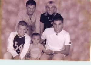 Daughter Karen & family