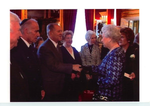 Meeting the Queen before lunch at Buckingham Palace, 2009
