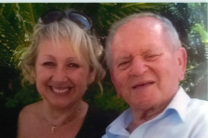 With daughter Susie